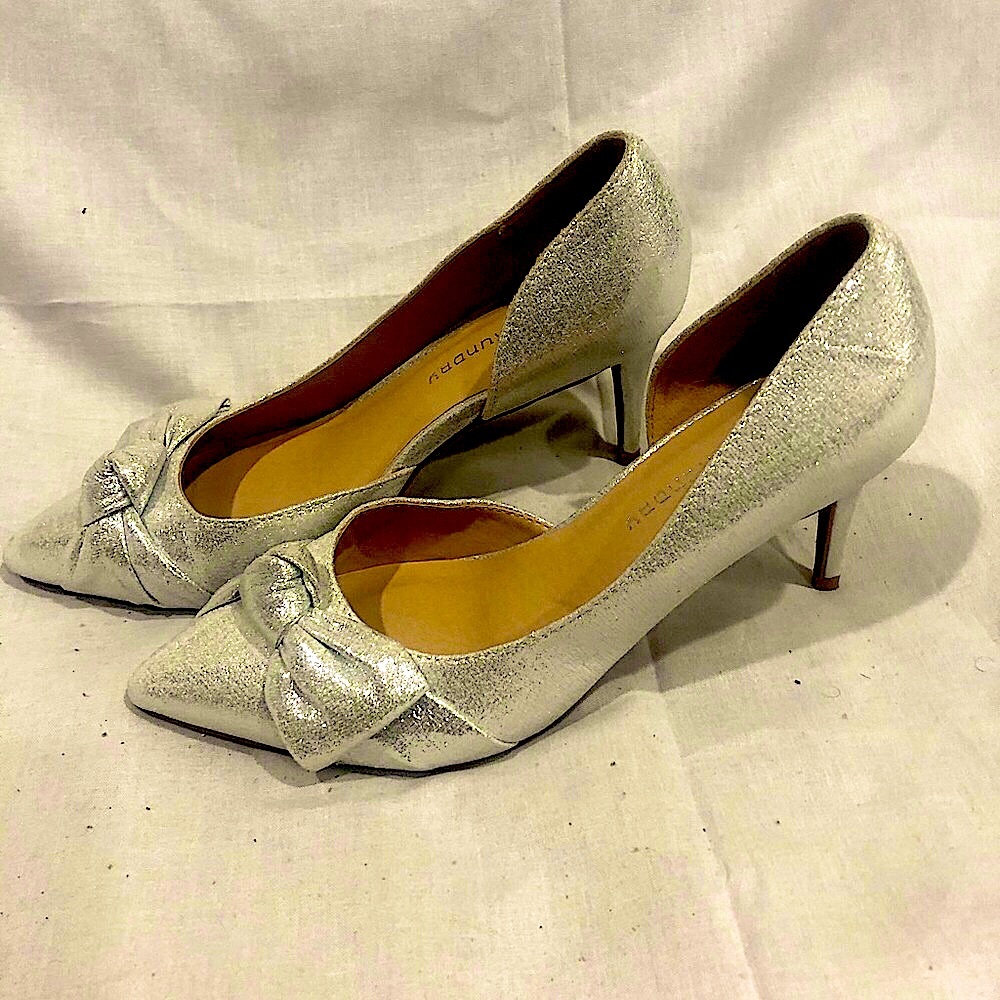 Chinese Laundry silver heels